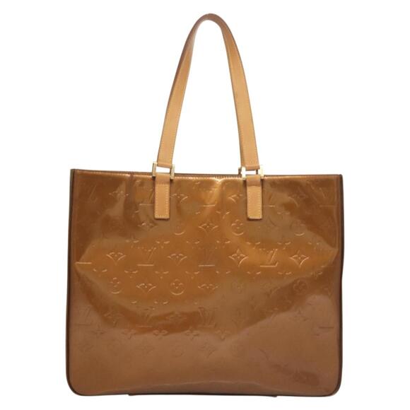 LOUIS VUITTON Monogram Vernis Columbus Tote Bag Bronze M91134 - Picture 3 of 12